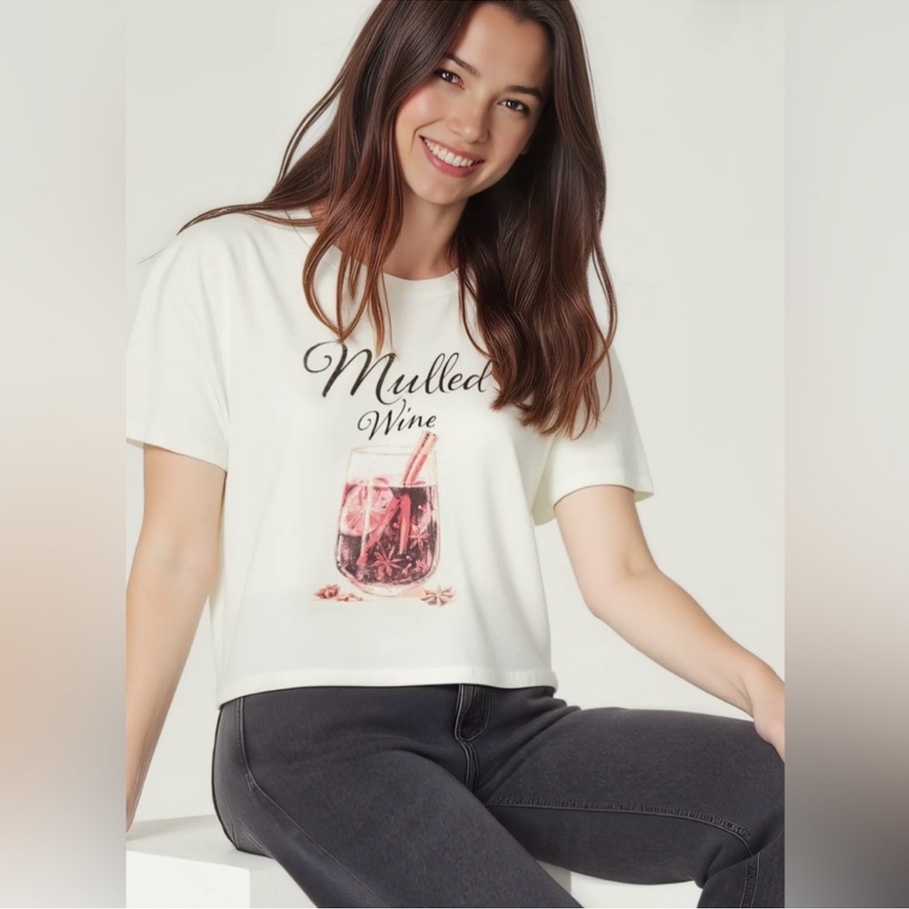 Wildfox Mulled Wine‎ Graphic Tee NWT size M